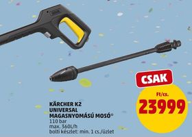 KÄRCHER K2 UNIVERSAL MAGASNYOMÁSÚ MOSÓ – Penny
