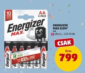 Energizer ENERGIZER MAX ELEM – Penny
