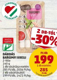 DÁRDÁS BAROMFI VIRSLI – Penny
