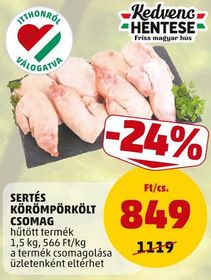 Kedvenc Hentese SERTÉS KÖRÖMPÖRKÖLT CSOMAG – Penny