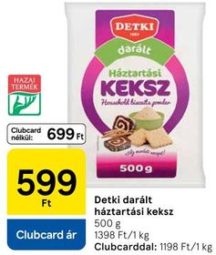 Detki darált háztartási keksz – Tesco