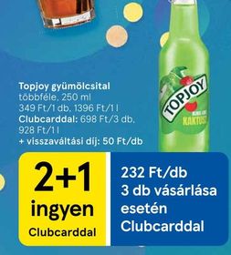 Topjoy gyümölcsital – Tesco