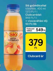 Sió gyümölcsital – Tesco