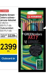 Stabilo Green Colors színesceruza-készlet – Tesco