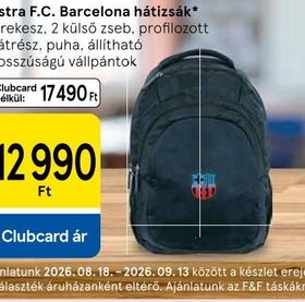 Astra F.C. Barcelona hátizsák* – Tesco