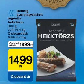 Delforg gyorsfagyasztott argentin hekktörzs – Tesco
