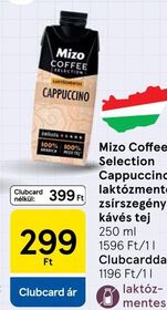 Mizo Coffee Selection Cappuccino laktózmentes, zsírszegény kávés tej – Tesco