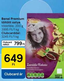Benei Premium töltött ostya – Tesco