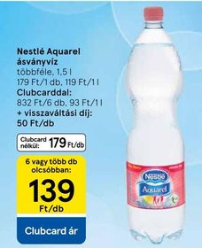 Nestlé Aquarel ásványvíz – Tesco