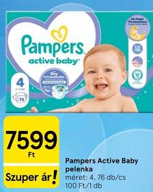 Pampers Active Baby pelenka – Tesco