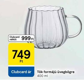 Tök formájú üvegbögre – Tesco