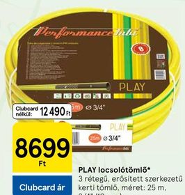 PLAY locsolótömlő – Tesco