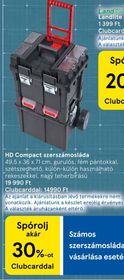 HD Compact szerszámosláda – Tesco