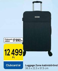 Luggage Zone kabinbőrönd – Tesco
