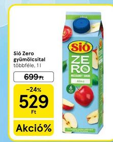Sió Zero gyümölcsital – Tesco