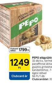 PEPO alágyújtós – Tesco