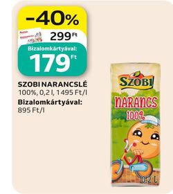 Szobi SZOBI NARANCSLÉ – Auchan