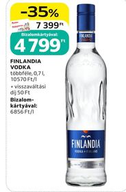 Finlandia FINLANDIA VODKA – Auchan