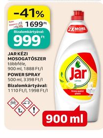 Jar JAR KÉZI MOSOGATÓSZER – Auchan