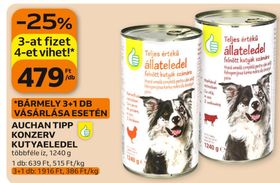 Auchan AUCHAN TIPP KONZERV KUTYAELEDEL – Auchan