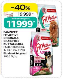 Panzi Pet PANZI PET FIT ACTIVE ORIGINALS GRAINFREE KUTYAELEDEL – Auchan