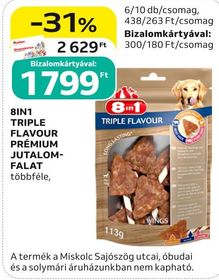 8in1 8IN1 TRIPLE FLAVOUR PRÉMIUM JUTALOMFALAT – Auchan