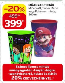 MŰANYAGPOHÁR – Auchan