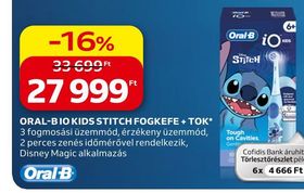 ORAL-B iO KIDS STITCH FOGKEFE + TOK – Auchan