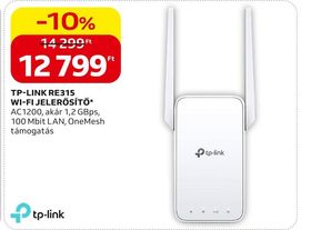 tp-link TP-LINK RE315 WI-FI JELERŐSÍTŐ – Auchan
