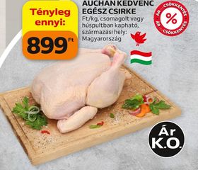 Auchan AUCHAN KEDVENC EGÉSZ CSIRKE – Auchan