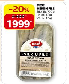 DESÉ HERINGFILÉ – Auchan
