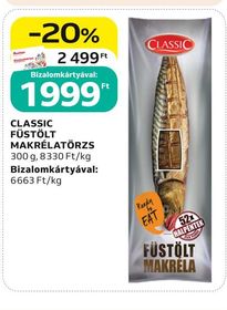 CLASSIC FÜSTÖLT MAKRÉLATÖRZS – Auchan