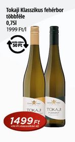 Tokaji Klasszikus fehérbor – Reál