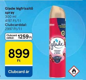 Glade légfrissítő spray – Tesco
