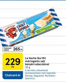 La Vache Qui Rit mártogatós sajt kenyérrudacskával – Tesco