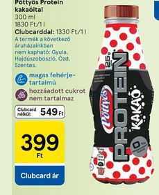 Pöttyös Protein kakaóital – Tesco