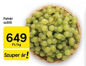Fehér szőlő – Tesco