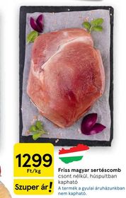 Friss magyar sertéscomb – Tesco