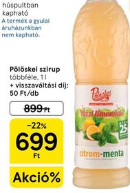 Pölöskei szörp – Tesco