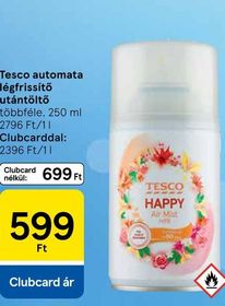 Tesco automata légfrissítő utántöltő – Tesco