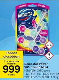 Domestos Power WC-frissítő blokk – Tesco