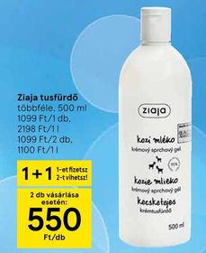 Ziaja tusfürdő – Tesco