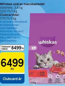 Whiskas száraz macskaeledel – Tesco