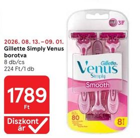 Gillette Simply Venus borotva – Tesco