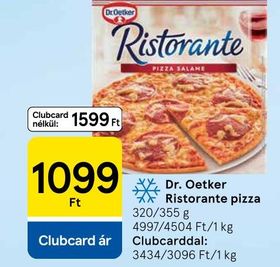 Dr. Oetker Ristorante pizza – Tesco