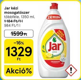 Jar kézi mosogatószer – Tesco