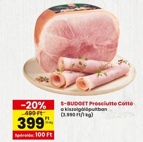 S-BUDGET Prosciutto Cotto – Spar