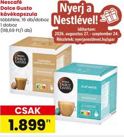 Nescafé Dolce Gusto kávékapszula – Spar