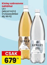 Kinley szénsavas üdítőital – Spar