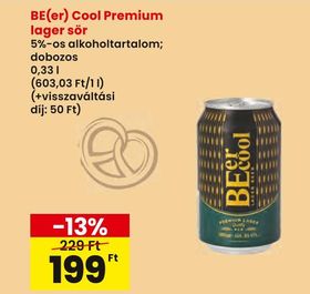 BE(er) Cool Premium lager sör – Spar